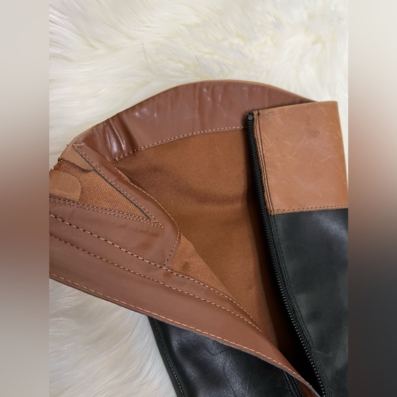 Franco Sarto riding boots Leather Comfort Zip Up Good condition Size US 5.5 M - Picture 9 of 13